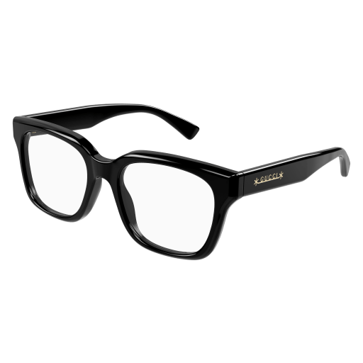 Monture de lunettes Homme Gucci GG1176O001 BLACK BLACK TRANSPARENT53